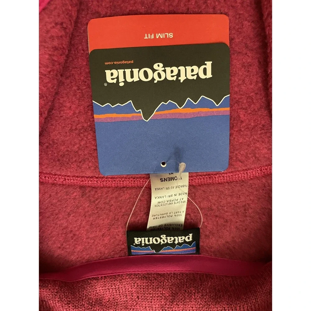 Patagonia Better Sweater Vest Womens XL Pink Full Zip Fleece Slim Fit Outdoor - Picture 4 of 16